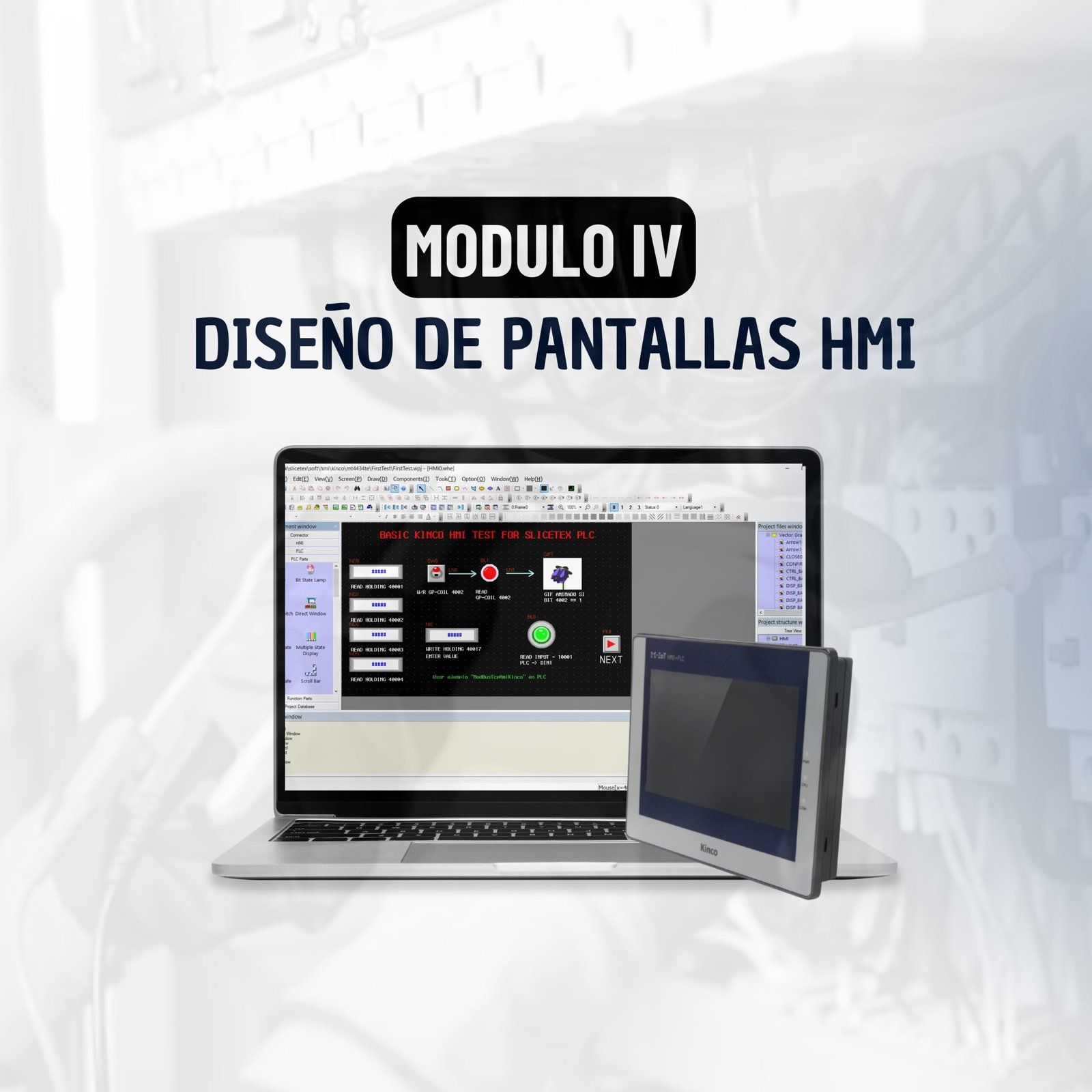DISEÑO DE PANTALLAS HMI V8.